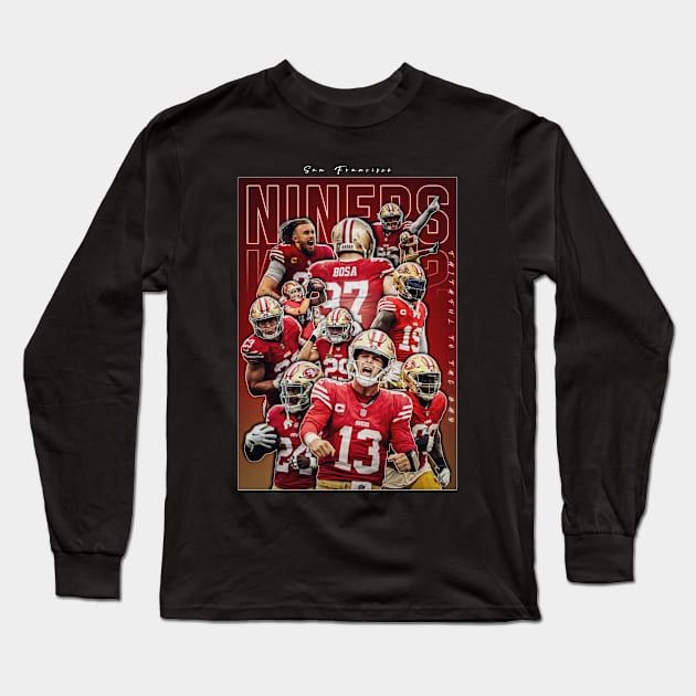 49ers Football Players Long Sleeve T-Shirt by NFLapparel